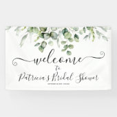 Greenery Vrijgezellenfeest Welcome Sign Banner (Horizontaal)