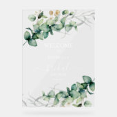 Greenery Vrijgezellenfeest Welkomstbord Acryl Bord (Voorkant)