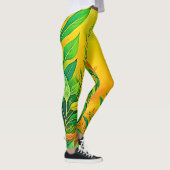 Greenery Warm Glow Art Leggings (Rechts)