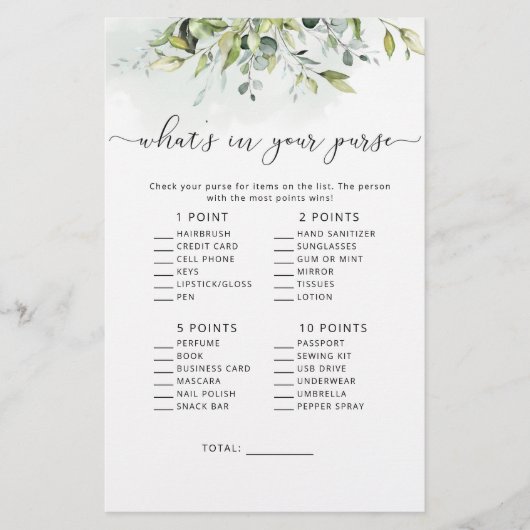 Greenery wat er in je paardenspel zit (Voorkant)