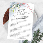 Greenery wat is de bridale troep? flyer<br><div class="desc">Greenery Wat is de bridale flyer van het spel met de bride?</div>