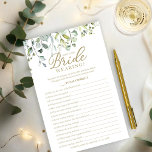 Greenery Wat is de bridale van het spel? Flyer<br><div class="desc">Greenery Wat is de bridale flyer van het spel met de bride?</div>