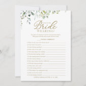 Greenery Wat is de bridale van het spel? Kaart (Voorkant)