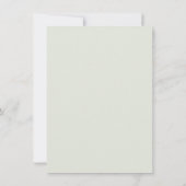 Greenery Wat zit er in je Purse Vrijgezellenfeest  Kaart (Achterkant)