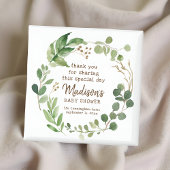 Greenery Waterverf Baby shower Favor Magneet