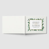Greenery Waterverf Botanical Wedding Guest Book Gastenboek (Volledig)