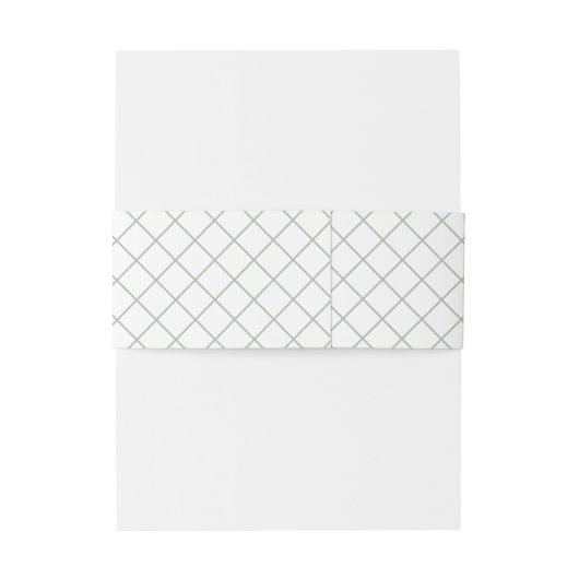 Greenery | Waterverf Botanical Wedding Monogram Uitnodigingen Wikkel (Achterkant Voorbeeld)