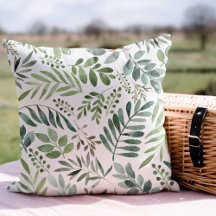 Greenery Waterverf Botanische bladeren