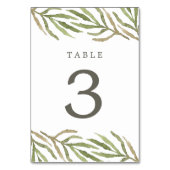 Greenery | Waterverf Botanische Kaart (Achterkant)