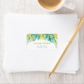 Greenery Waterverf Eucalyptus Leaves Olive Etiket (Insitu)