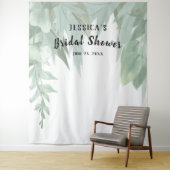 Greenery Waterverf Eucalyptus Vrijgezellenfeest Wandkleed (In situ)