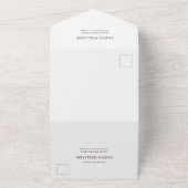 Greenery Waterverf Floral Vrijgezellenfeest Recipe All In One Uitnodiging (Buitenkant)