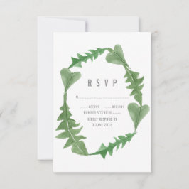 Greenery Waterverf Foliage RSVP