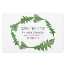 Greenery Waterverf Foliage Save the Date