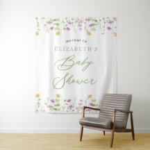 Greenery Waterverf Geel Roze Welkomstteken