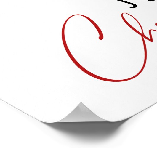 Greenery waterverf Kerst poster (Hoek)