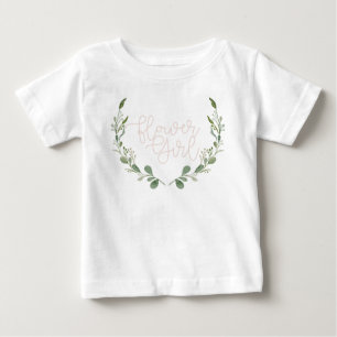 Greenery Waterverf krans   BLOEMENMEISJE