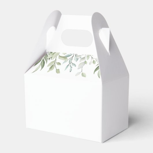 Greenery Waterverf Noah's Ark Christening Bedankdoosjes (Achterkant)