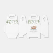 Greenery Waterverf Noah's Ark Christening Bedankdoosjes (Uitgevouwen)