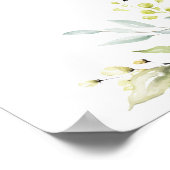 Greenery Waterverf Vrijgezellenfeest Welkomstbord Poster (Hoek)