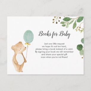 Greenery We Can Barly Wachten Boeken voor Baby Briefkaart