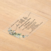 Greenery We doen nog steeds Jubileum Acryl Uitnodigingen (Laagn)