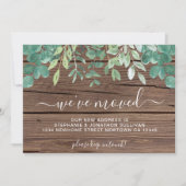 Greenery We hebben Barn Wood verplaatst Aankondiging (Voorkant)