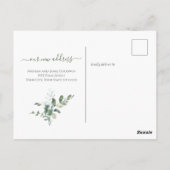 Greenery We hebben de aankondiging van de Waterver Briefkaart (Achterkant)