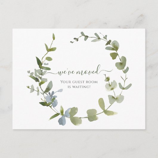 Greenery We hebben de aankondiging van de Waterver Briefkaart (Voorkant)