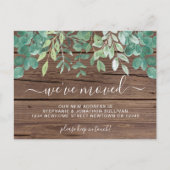 Greenery We hebben het Briefkaart van de Aankondig (Voorkant)