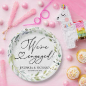 Greenery We zijn een Betoningspartij Papieren Bordje (Feest)