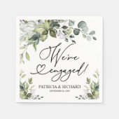 Greenery We zijn een Betoningspartij Servet (Voorkant)