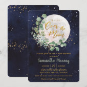 Greenery We zijn over het onpartijdige Baby shower Kaart (Voorkant / Achterkant)