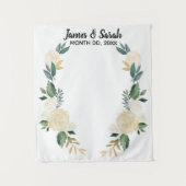 Greenery Wedding Backdrop, Reception Foto Booth Wandkleed (Voorkant)