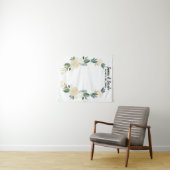 Greenery Wedding Backdrop, Reception Foto Booth Wandkleed (In Situ (horizontaal))