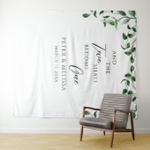Greenery Wedding Backdrop Wandkleed (In Situ (horizontaal))