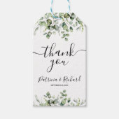 Greenery Wedding Bedankt Cadeaulabel (Voorkant)