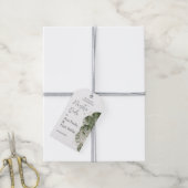 Greenery Wedding Cadeaulabel (Met Touw)