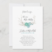 Greenery Wedding Celebration Party only Kaart (Voorkant)