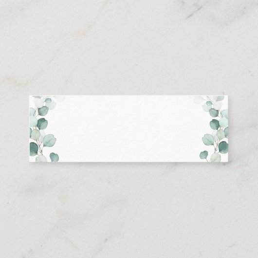 Greenery Wedding Drink Ticket Voucher (Achterkant)