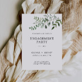Greenery Wedding Engagement Party Uitnodiging