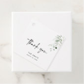Greenery Wedding Favor Label (In situ)