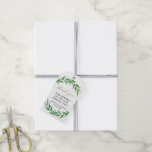 Greenery Wedding Favor Label Cadeaulabel (Met Touw)