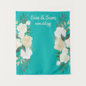 Greenery Wedding Foto Booth Backdrop Spring Boho Wandkleed (Voorkant)