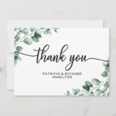 Greenery Wedding Hartelijk dank Kaart (Voorkant)