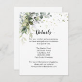 Greenery Wedding Informatiekaartje (Voorkant / Achterkant)