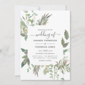 Greenery Wedding Kaart (Voorkant)
