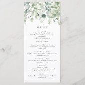 Greenery Wedding Menu (Voorkant)