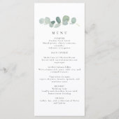 Greenery Wedding Menu (Voorkant)
