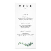 Greenery Wedding Menu (Voorkant)